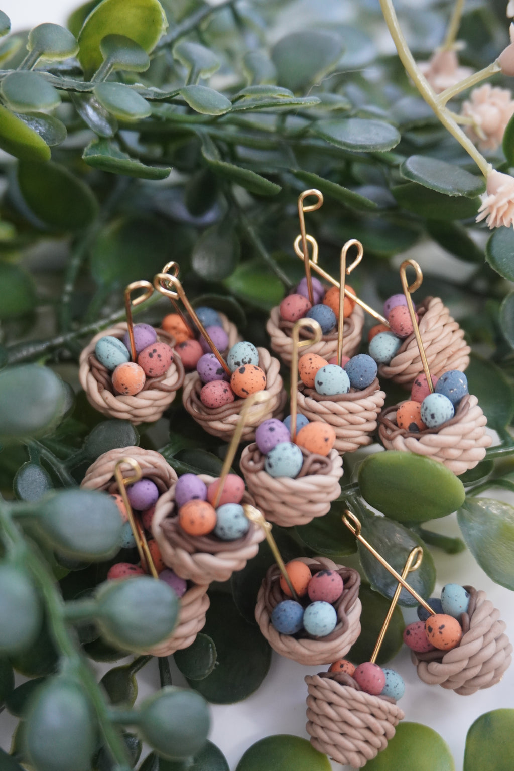 Egg Nest Earrings
