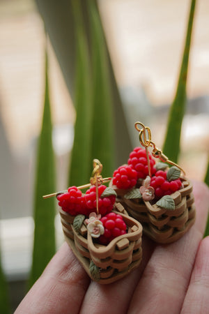 Pre Order Berry basket Earrings