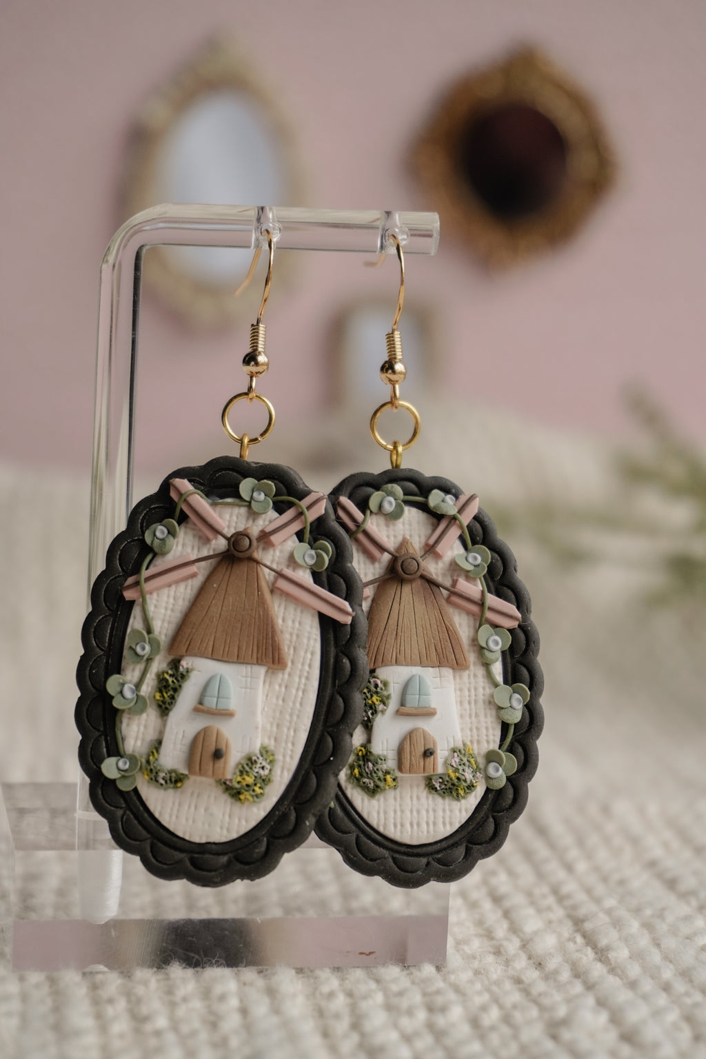 Old Windmill House Earrings