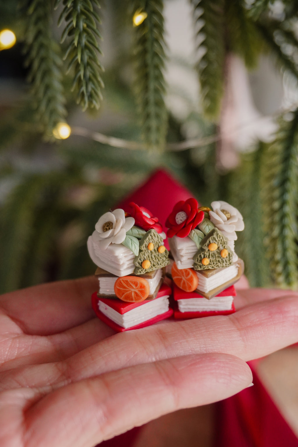 Christmas Bookstacks