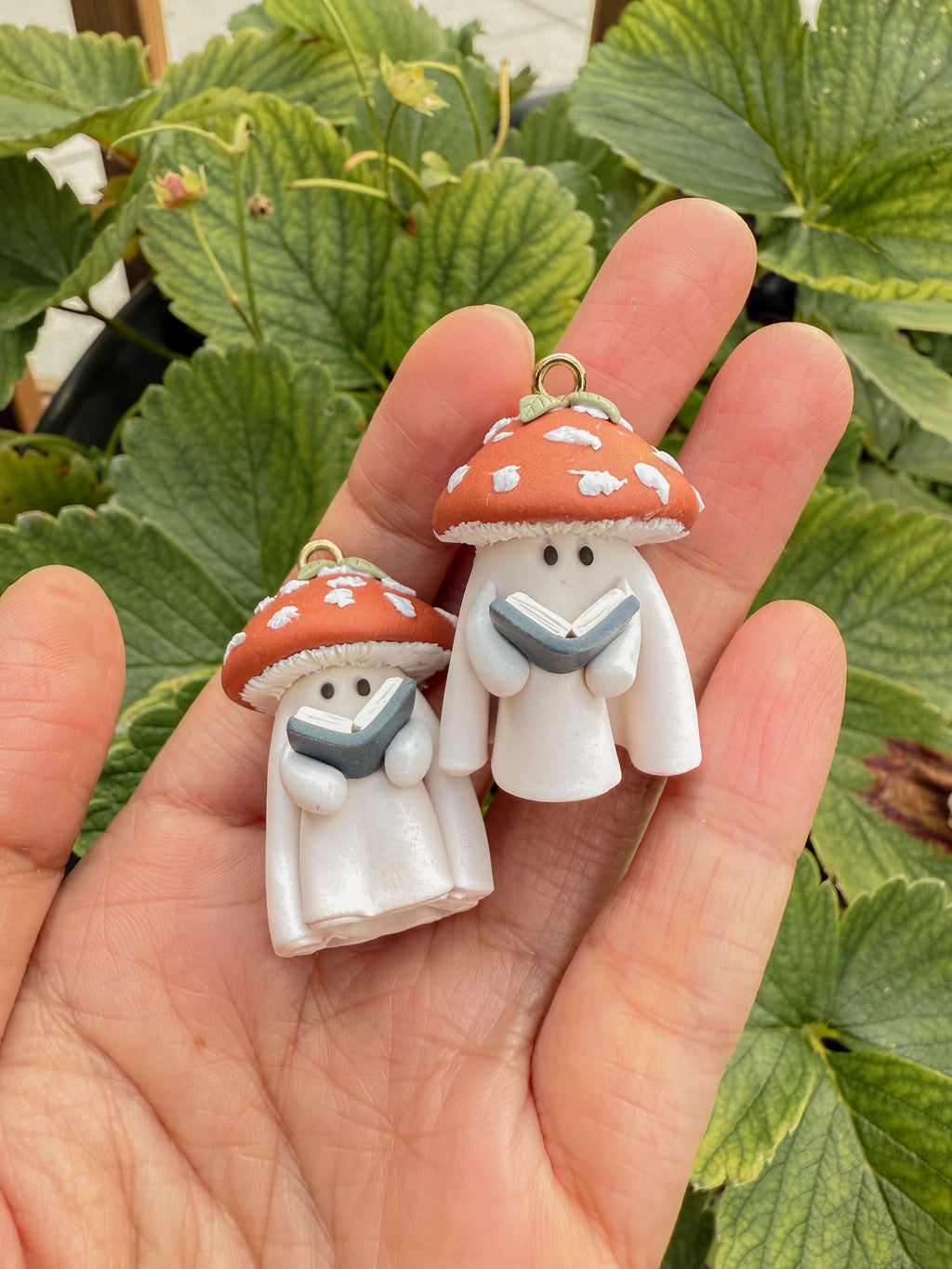 Mushroom Ghostie Earrings