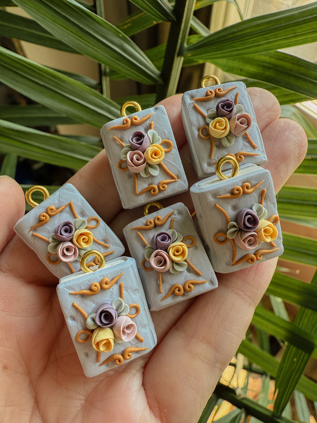 Rapunzel Book earrings