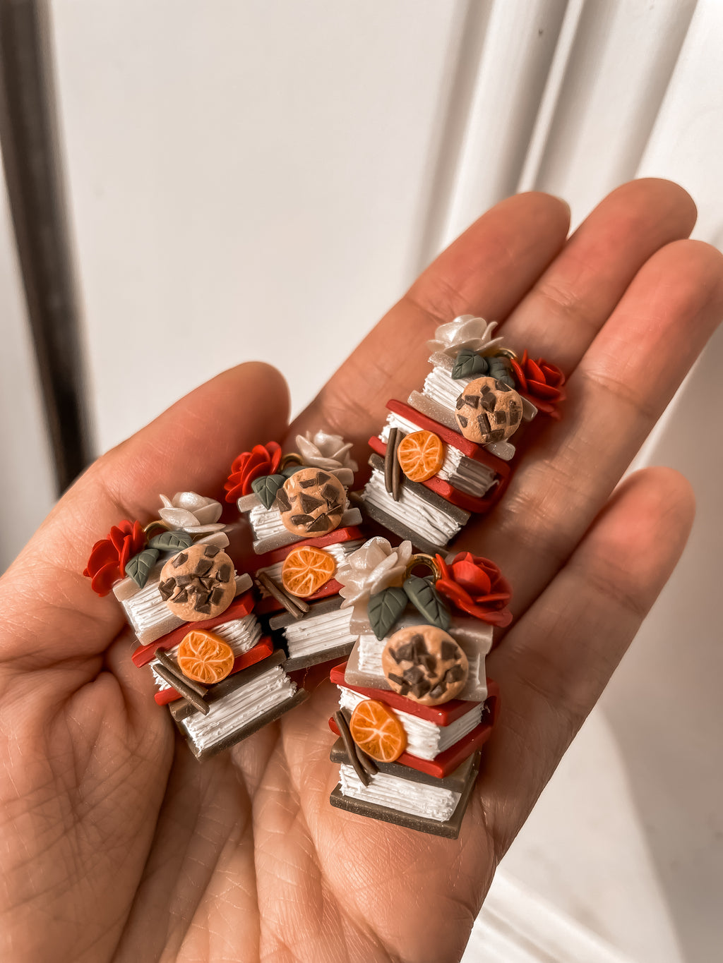 Christmas Book Earrings