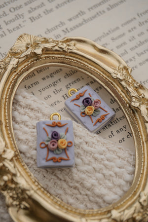 Rapunzel Book earrings