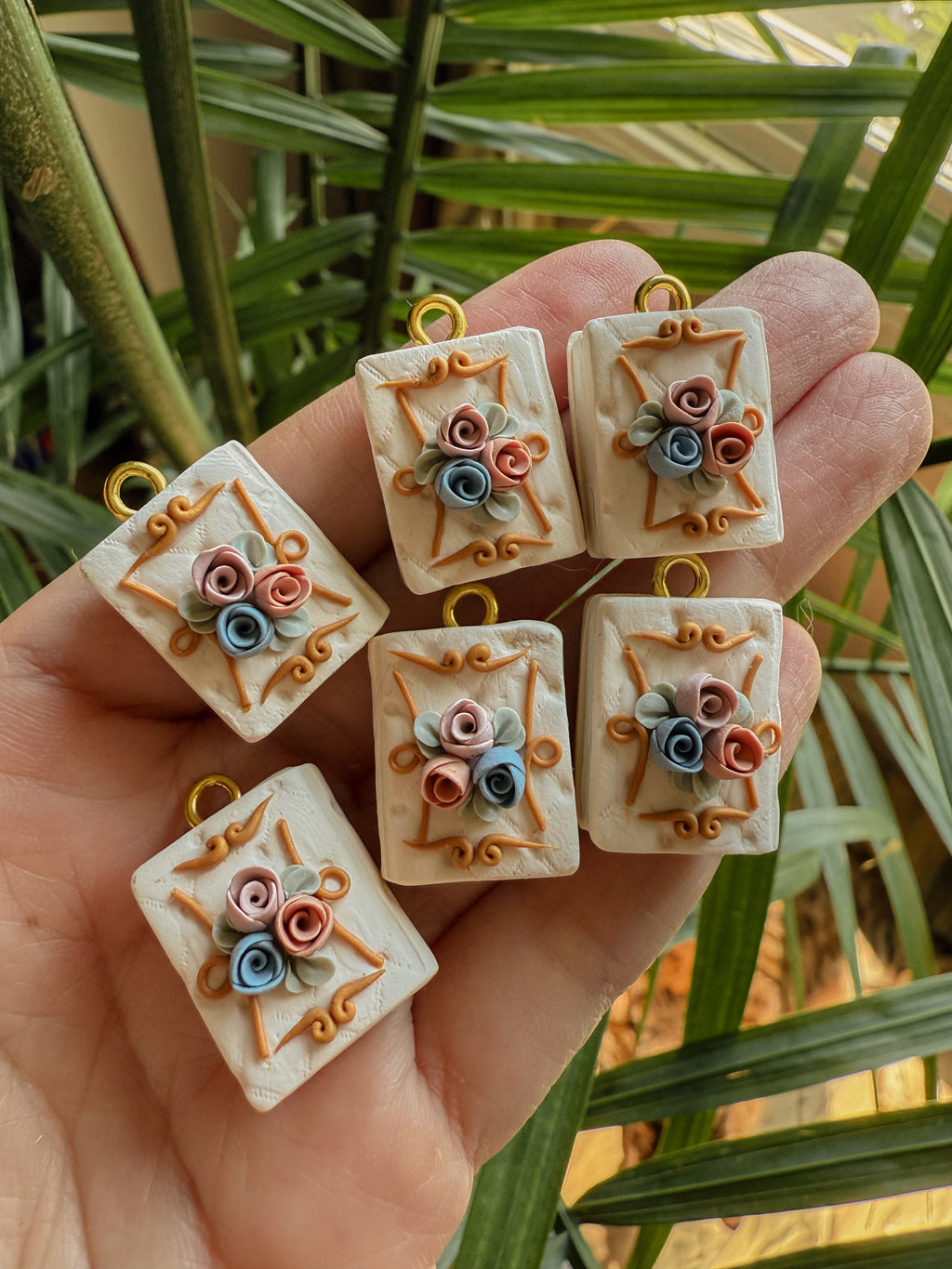 Beauty and the Beast Book earrings