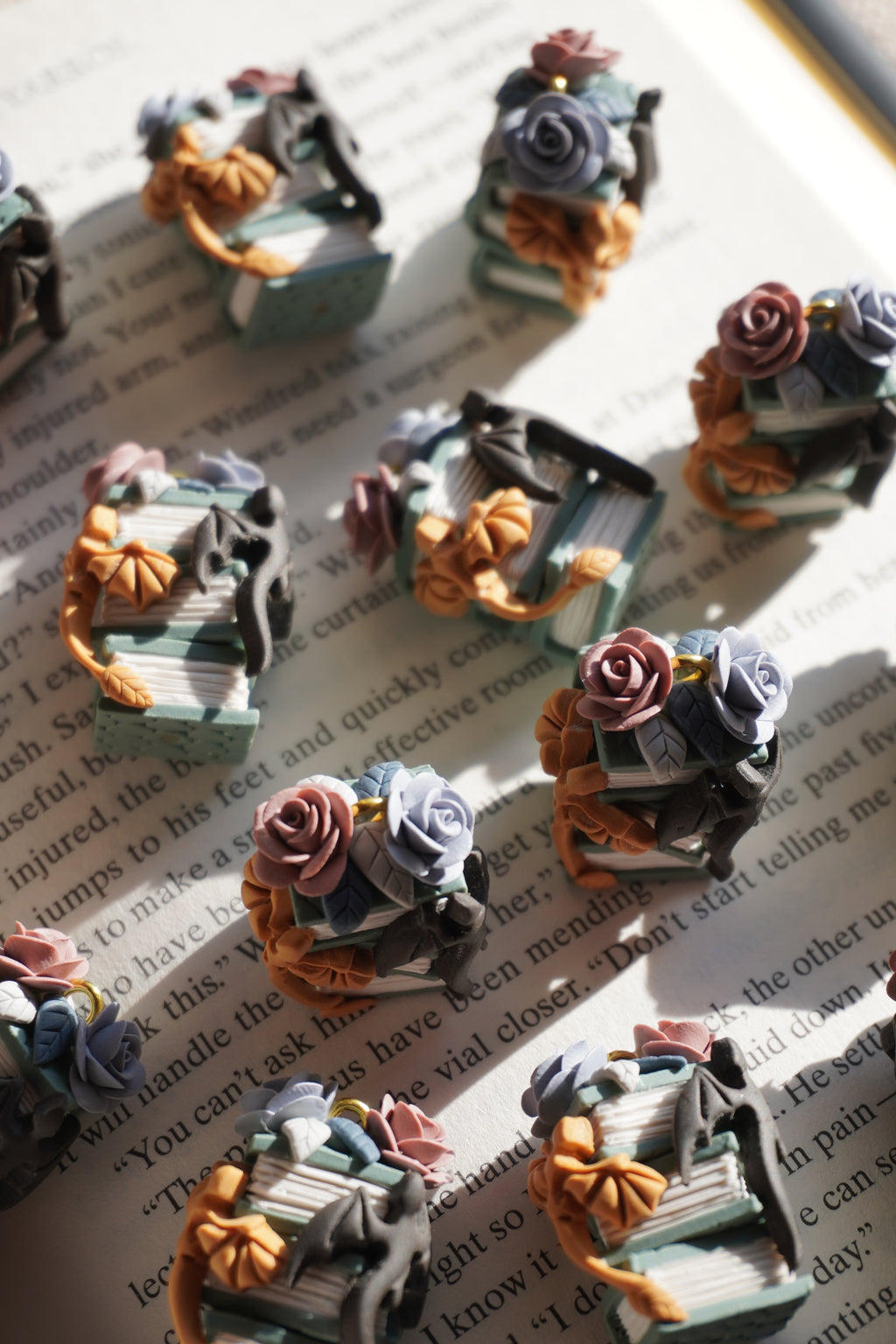 Pre Order Dragon Bookstack Earrings