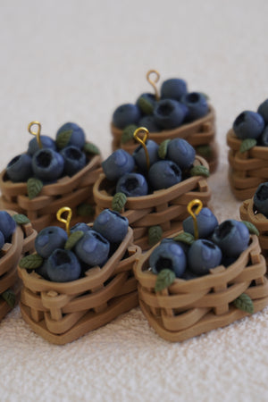 Blueberry Basket Earrings